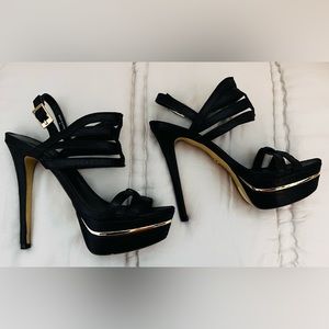 Bebe Black High Heels